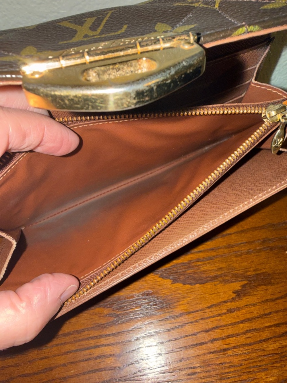 Louis Vuitton Etoile Sarah Monogram Quilted Brown Wallet with Gold SP5008 - Picture 15 of 16